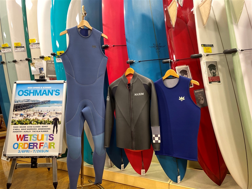 営業再開～WET SUITS 【SUMMER ORDER FAIR】スタート＋？？？？