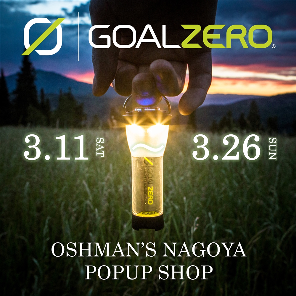 【名古屋店】〈GOALZERO(ゴールゼロ)〉期間限定ポップアップショップのお知らせ