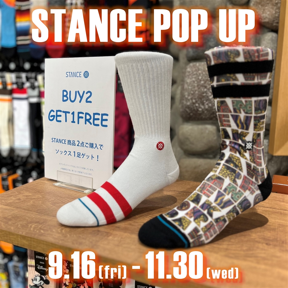 【店舗限定】STANCE SOCKS POP UP