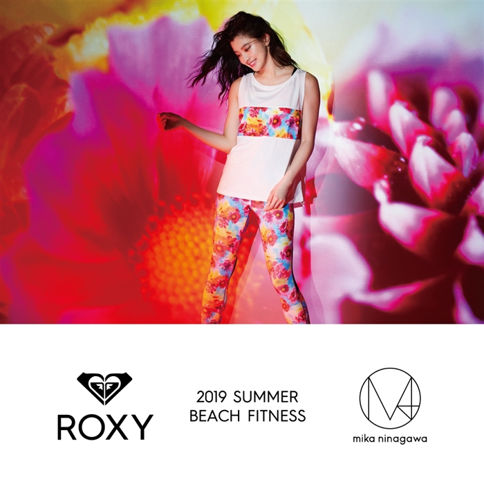 色鮮やかな花柄モチーフのグラフィックが新鮮！ 《ROXY×M/mika ninagawa》の最新カプセルコレクションが登場