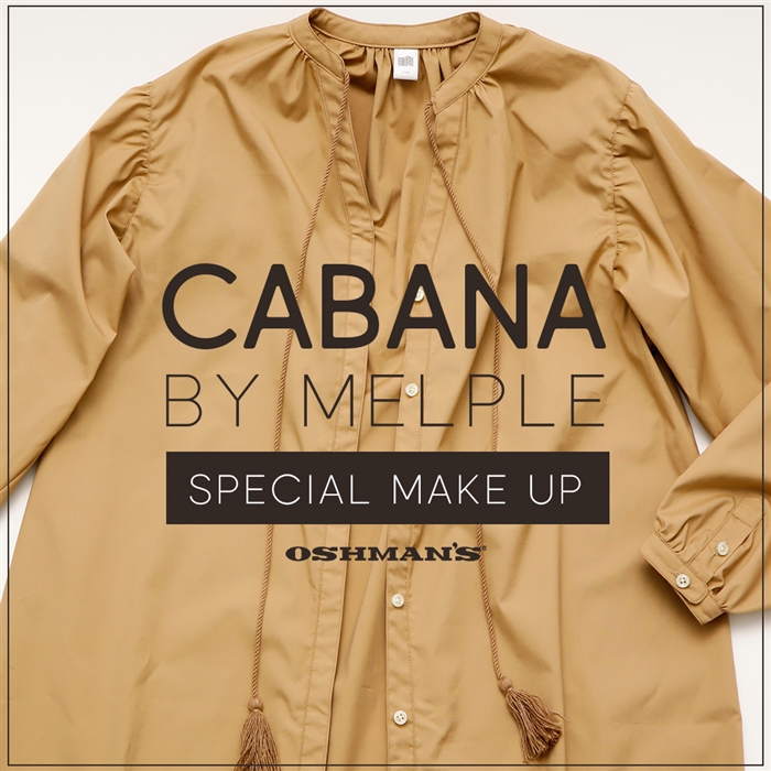 ビーチサイドから街まで！ ファッションアイテムとしても優秀なUVウェア《cabana by melple》が登場