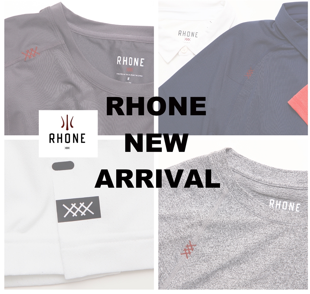 今夏猛プッシュ！  シンプル&クリーンな《RHONE》のトレーニングウェアがキテる