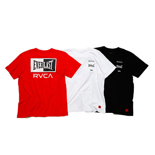 RVCA×EVERLAST STACK TEE