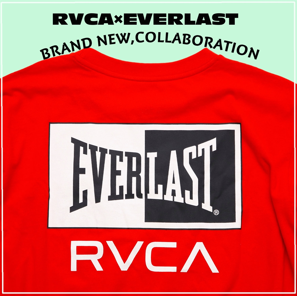 格闘技を媒介にした強力コラボ！ 《EVERLAST》×《RVCA》がタッグを組んだ注目のコレクションが新着