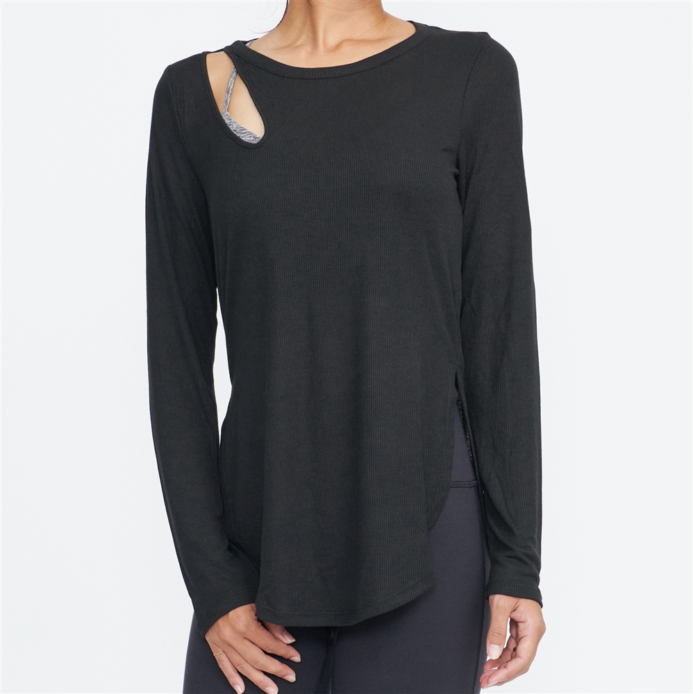 Ribbed Peak Long Sleeve