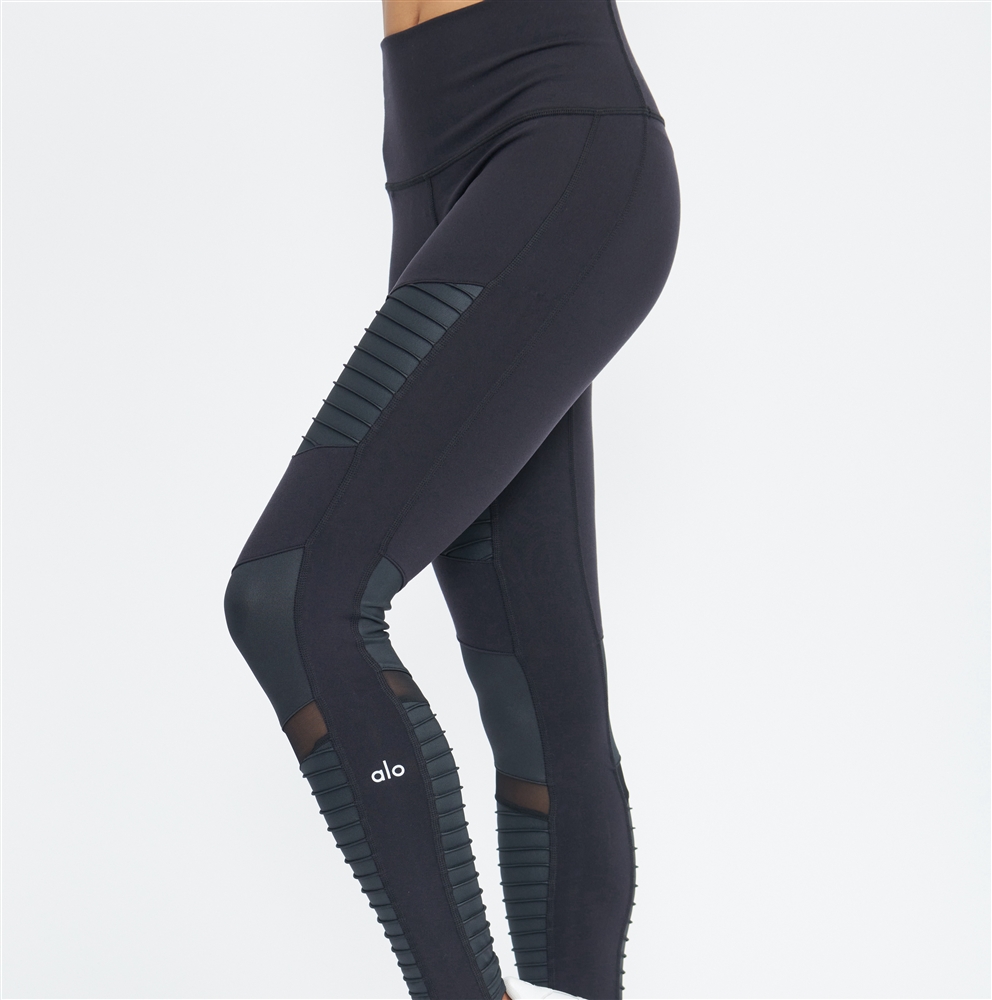 7/8 High Waist  Moto Legging