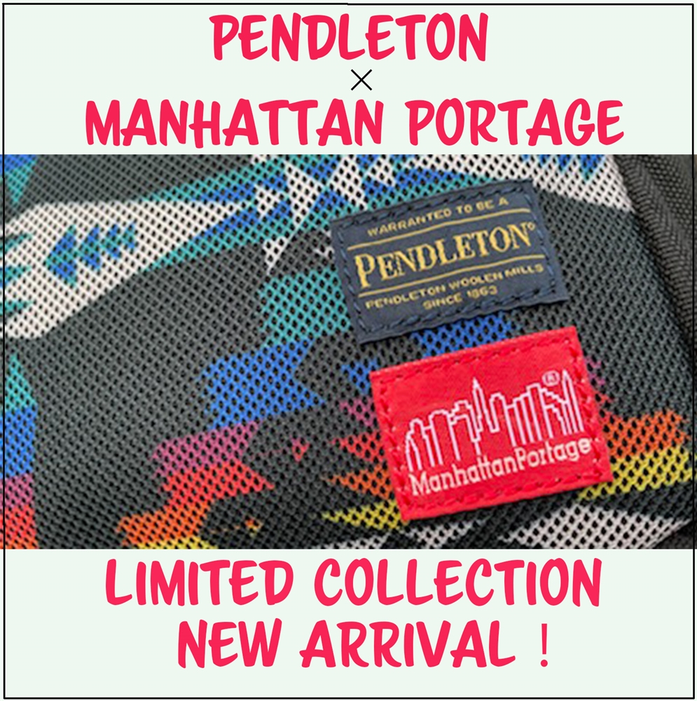 ネイティブアメリカン柄を軽快にミックス！ 《Manhattan Portage》×《Pendleton》のコラボコレクションがいい感じ