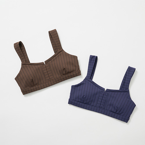PINSTRIPE JAQUARD CAPTIVA BRA