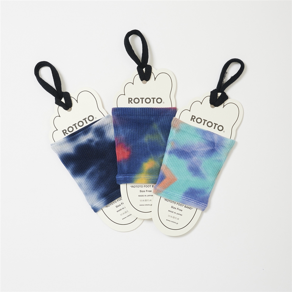 【ROTOTO】FOOT BAND TIE DYE