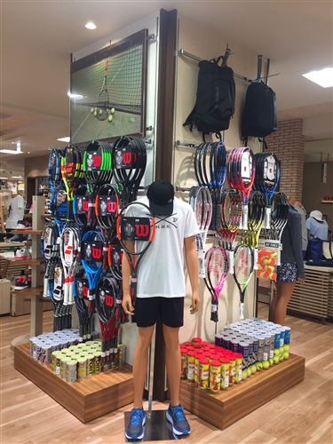 テニス売場展開スタートのお知らせ 二子玉川店 Oshman S
