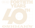 OSHMAN'S 40周年