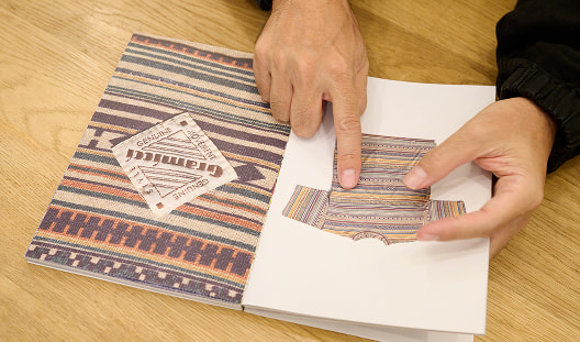 柄物も多かったかつての〈グラミチ〉。菱形のロゴはブランド最初期のもの。