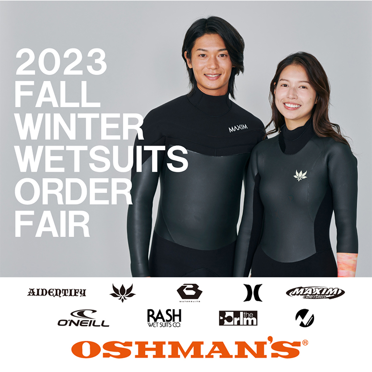 WETSUIT SELECTIONFW   OSHMAN'S