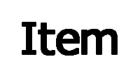 ITEM