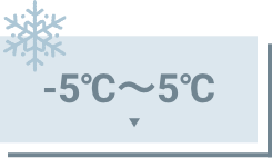-5°C～5°C