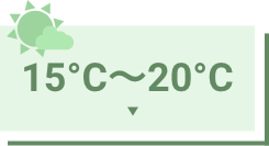 15°C～20°C