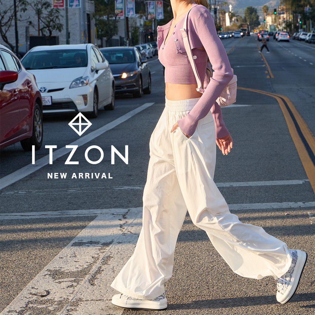カリフォルニア発のアクティブウェア『ITZON』New Release！