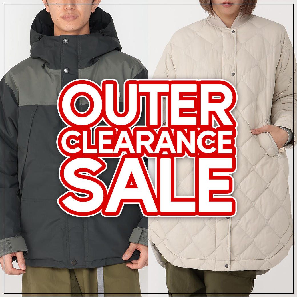 OUTER CLEARANCE SALE START!
